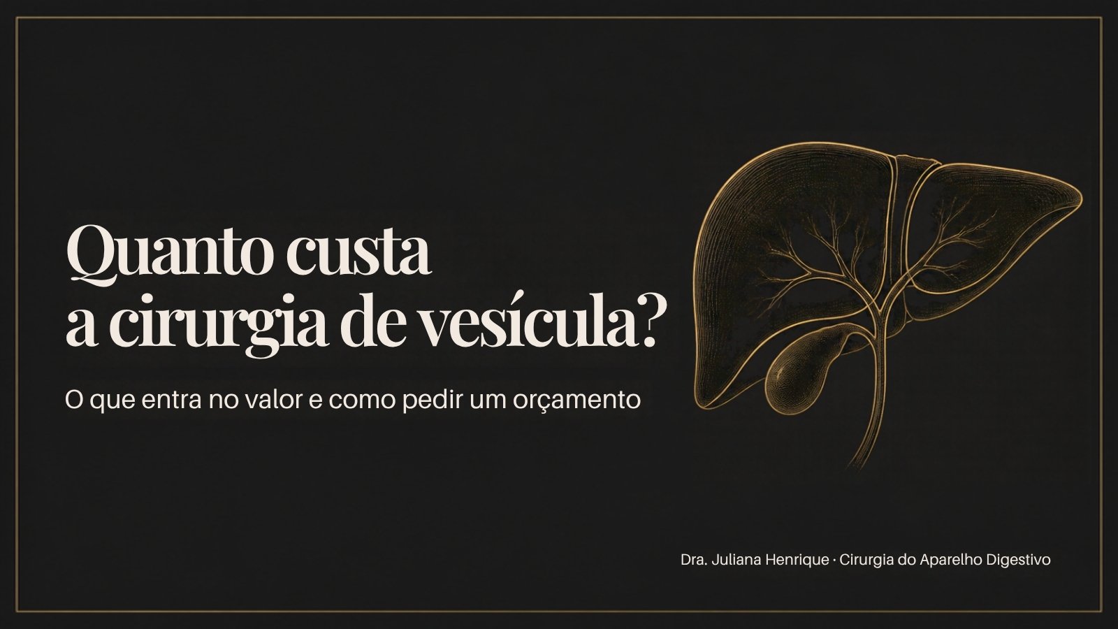 Ilustração do fígado e da vesícula biliar: quanto custa a cirurgia de vesícula
